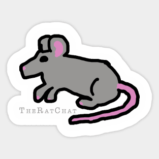 The Rat Chat Sticker